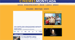 Desktop Screenshot of cinemesmontcada.com